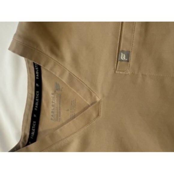 Fabletics Tan/Khaki Medical Scrub Jogger Set Size L - Picture 2 of 10